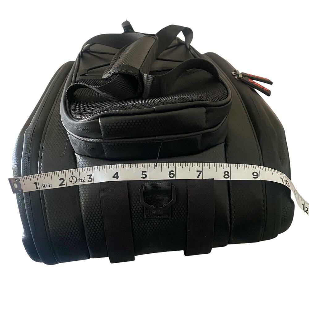 Hard Shell Waterproof Bike Bag for Rear Rack Reflector Rain Cover Shoulder Strap - Picture 13 of 16